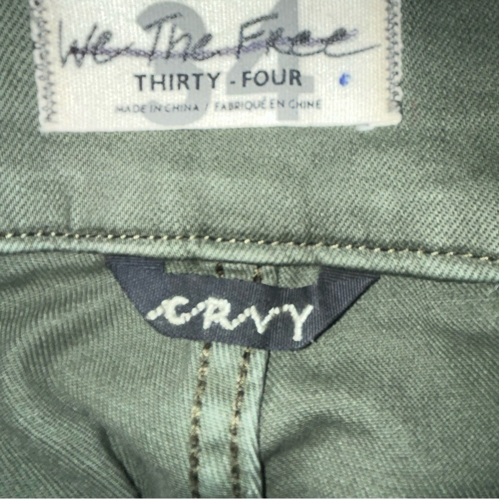 We the Free CRVY lace‎ up jeans size 34 - Picture 10 of 11